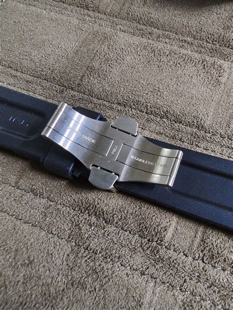 panerai deployant buckle|original panerai rubber strap.